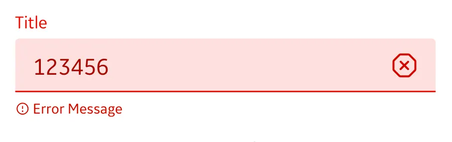 Original error message design